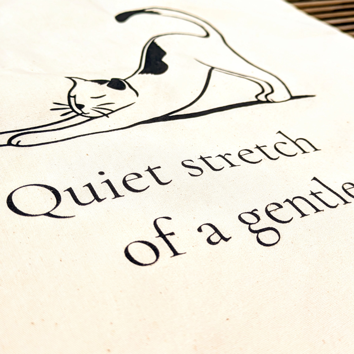 Quiet stretch of a gentle soul